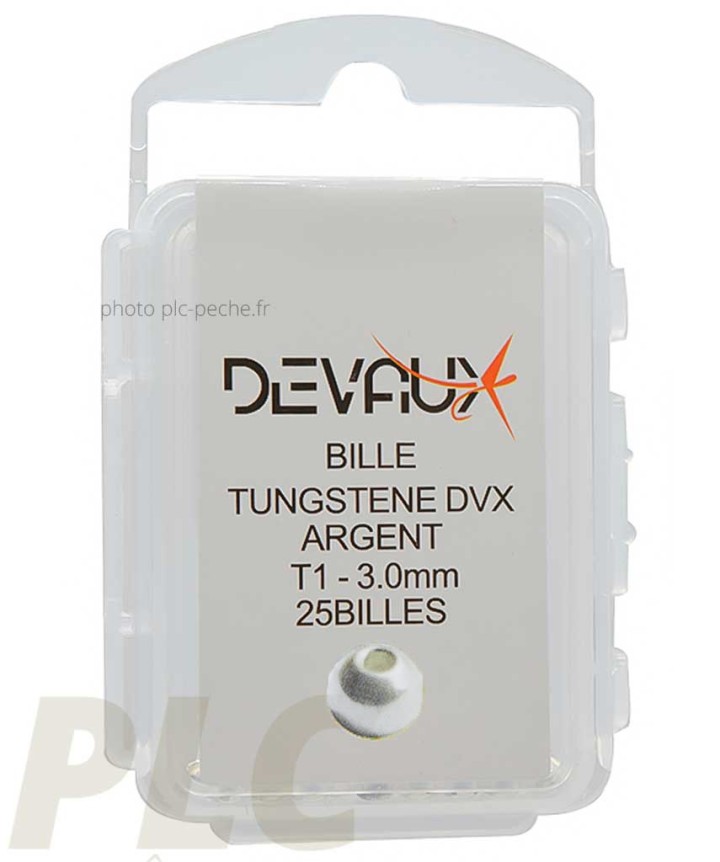 Billes Tungstene DEVAUX Argent | PLC-PECHE.FR