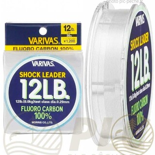 Shock Leader Fluorocarbon 100% VARIVAS 30M | PLC-PECHE.FR