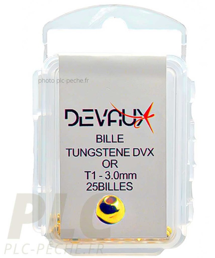 Billes Tungstène DEVAUX Or | PLC-PECHE.FR