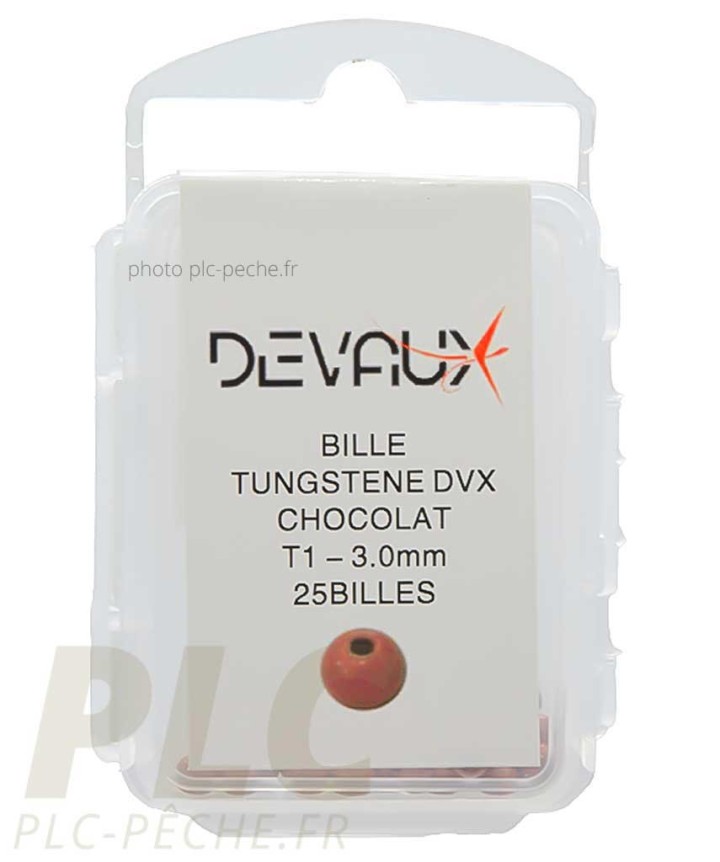 Billes Tungstene DEVAUX Chocolat  | PLC-PECHE.FR