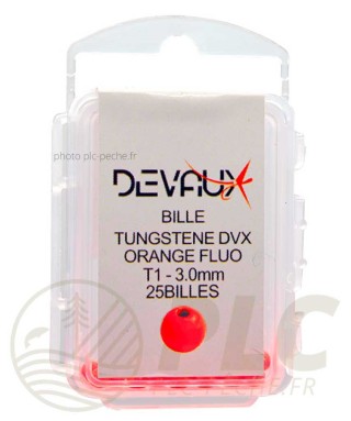 Billes Tungstene DEVAUX Orange Fluo | PLC-PECHE.FR