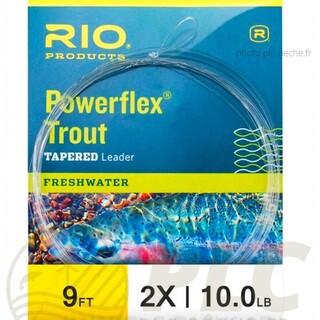 Bas de ligne RIO Powerflex 9' (2,70m) - PLC FLY SHOP