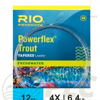 Bas de ligne Rio Powerflex 12´ (3,70m) - PLC FLY SHOP