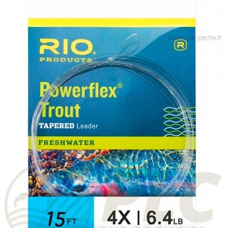 Bas de ligne RIO Powerflex 15´(4,60 m) | PLC-PECHE.FR