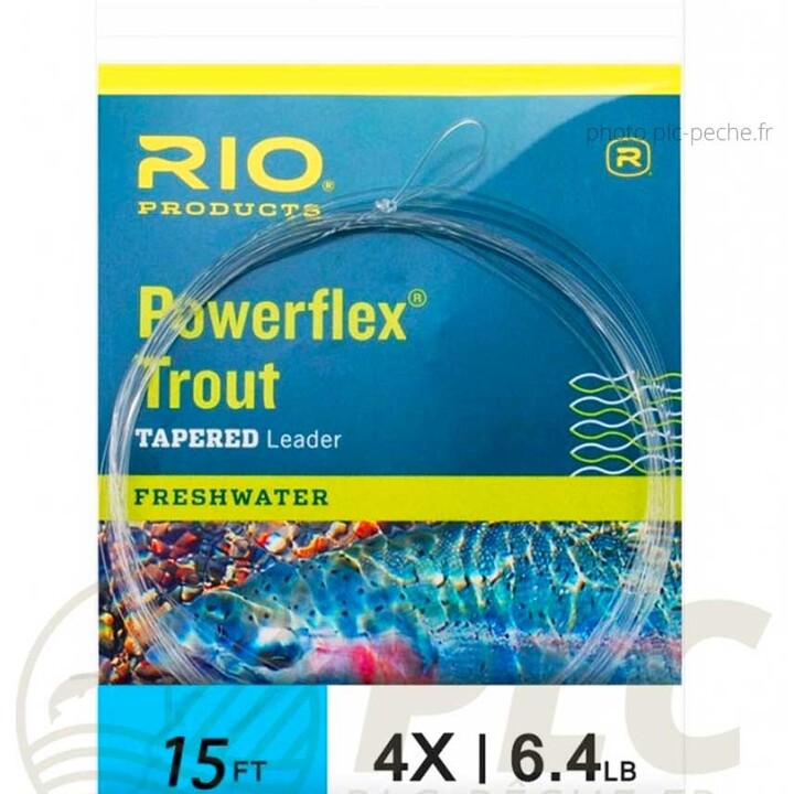 Bas de ligne RIO Powerflex 15´(4,60 m) | PLC-PECHE.FR