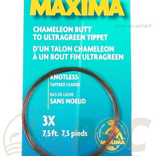 Bas de ligne MAXIMA 7'5 (2,25m) | PLC-PECHE.FR