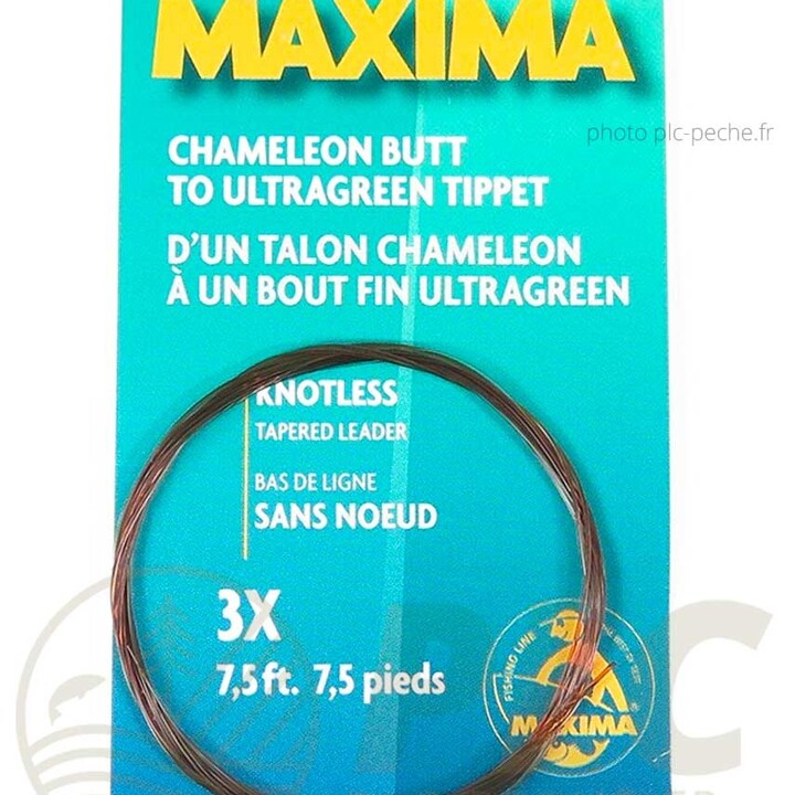 Bas de ligne MAXIMA 7'5 (2,25m) | PLC-PECHE.FR