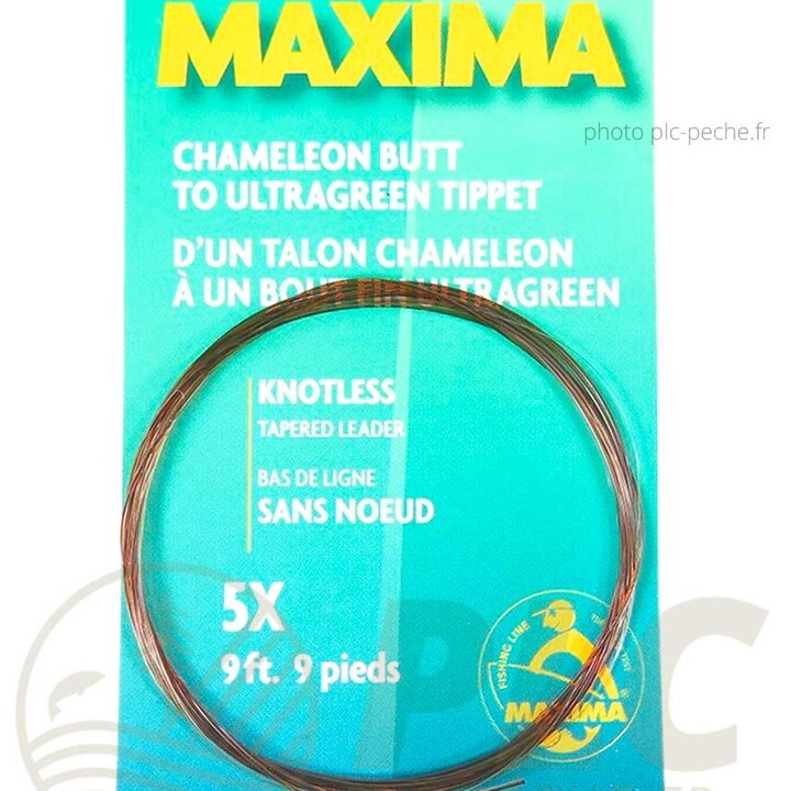 Bas de ligne MAXIMA 9' (2,70m) | PLC-PECHE.FR