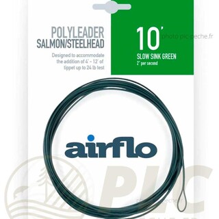 Polyleaders AIRFLO Saumon/Steelhead 10' (24LB) | PLC-PECHE.FR