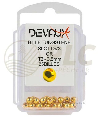 Billes Tungstene Slot DEVAUX OR | PLC-PECHE.FR