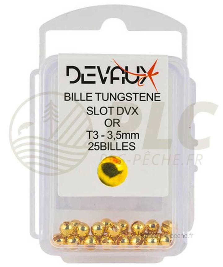 Billes Tungstene Slot DEVAUX OR | PLC-PECHE.FR