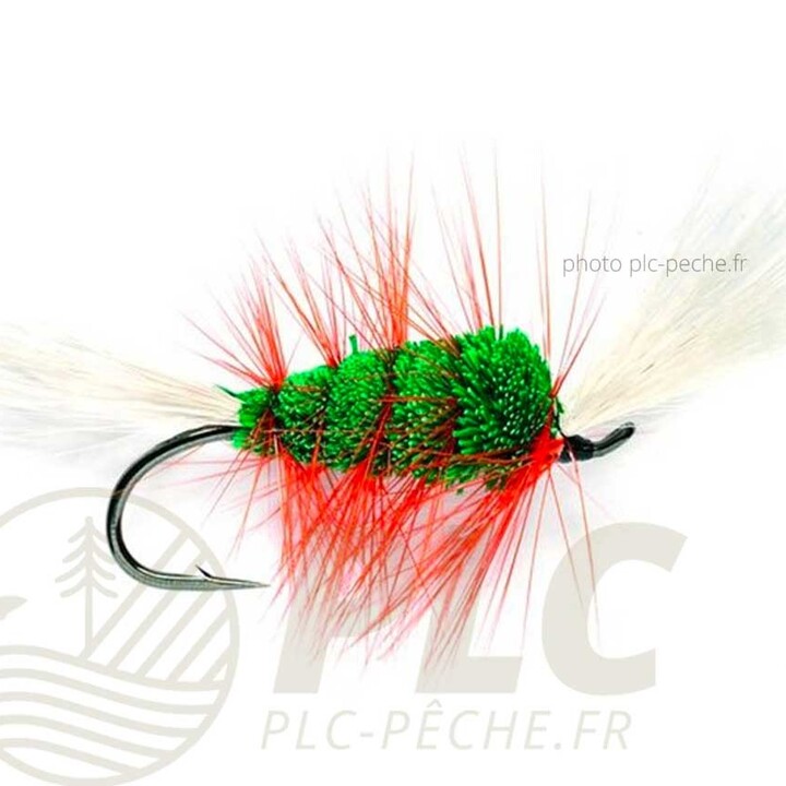 Mouche FULLING MILL Saumon Bomber green | PLC-PECHE.FR