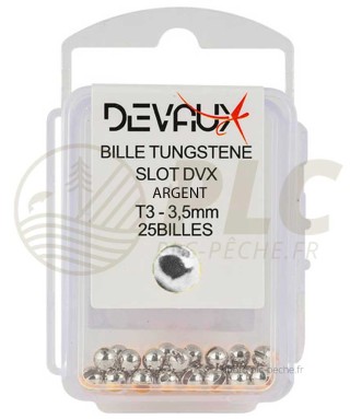Billes Tungstene Slot DEVAUX Argent | PLC-PECHE.FR