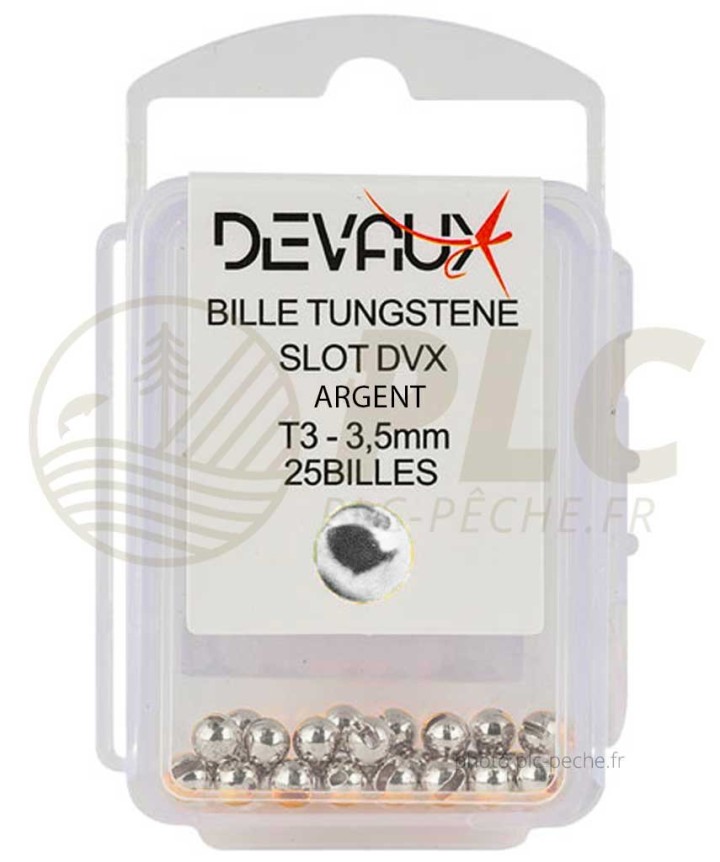 Billes Tungstene Slot DEVAUX Argent | PLC-PECHE.FR