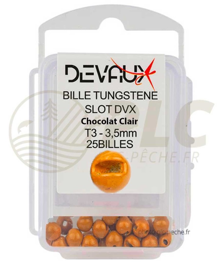 Billes Tungstene Slot DEVAUX Chocolat Clair | PLC-PECHE.FR
