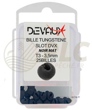 Billes Tungstene Slot DEVAUX Noir Mat | PLC-PECHE.FR