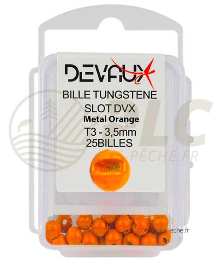 Billes Tungstene Slot DEVAUX Metal Orange | PLC-PECHE.FR
