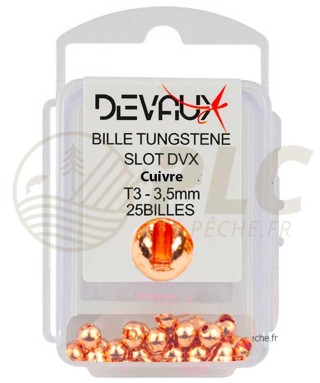 Billes Tungstene Slot DEVAUX Cuivre | PLC-PECHE.FR