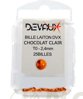 Billes Laiton DEVAUX Chocolat Clair | PLC-PECHE.FR