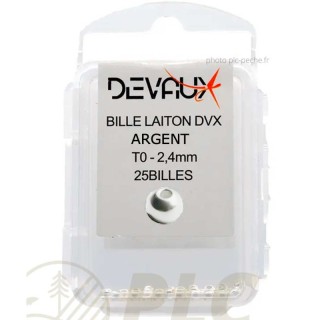 Billes Laiton DEVAUX Argent | PLC-PECHE.FR