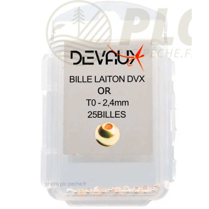 Billes Laiton DEVAUX Or | PLC-PECHE.FR