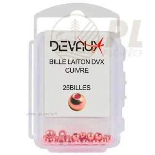 Billes Laiton DEVAUX Cuivre | PLC-PECHE.FR