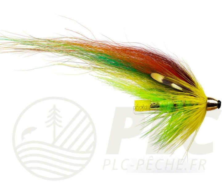 Mouche Saumon Tube Fly TD Green Highlander | PLC-PECHE.FR