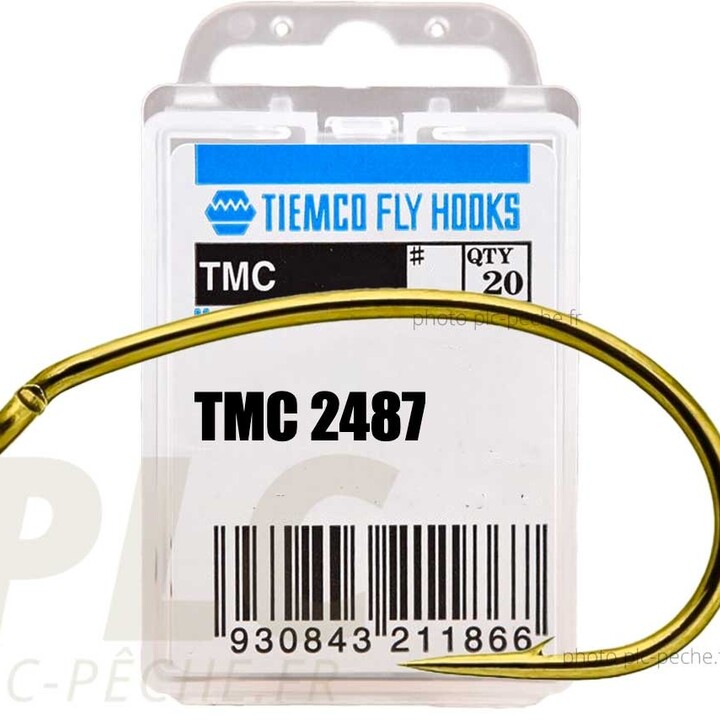 Hameçon mouche TIEMCO TMC 2487 Rond Courbe | PLC-PECHE.FR