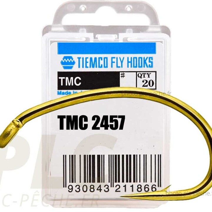 Hameçon mouche TIEMCO TMC 2457 Extra fort de fer  | PLC-PECHE.FR