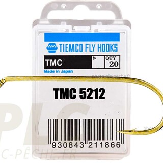 Hameçon mouche TIEMCO TMC 5212 Léger longue tige | PLC-PECHE.FR