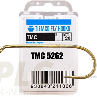 Hameçon mouche TIEMCO TMC 5262 Longue tige fort de fer | PLC-PECHE.FR
