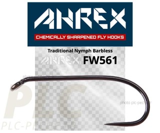 Hameçon mouche AHREX FW561 Traditional Nymph Barbless | PLC FLY SHOP