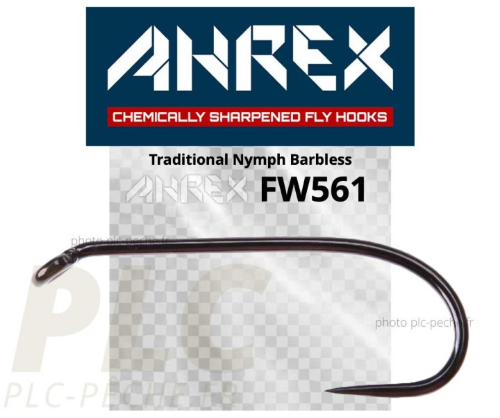 Hameçon mouche AHREX FW561 Traditional Nymph Barbless | PLC FLY SHOP