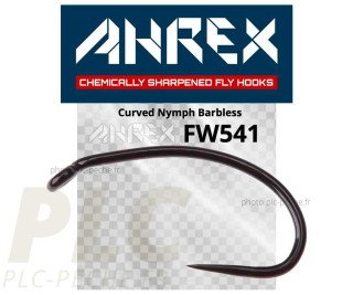 Hameçon mouche AHREX FW541 Curved Nymph Barbless | PLC-PECHE.FR