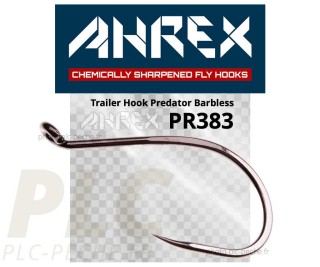 Hameçon mouche AHREX PR383 Trailer Hook Predator Barbless | PLC FLY SHOP