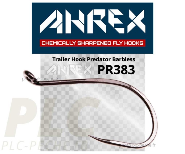 Hameçon mouche AHREX PR383 Trailer Hook Predator Barbless | PLC FLY SHOP