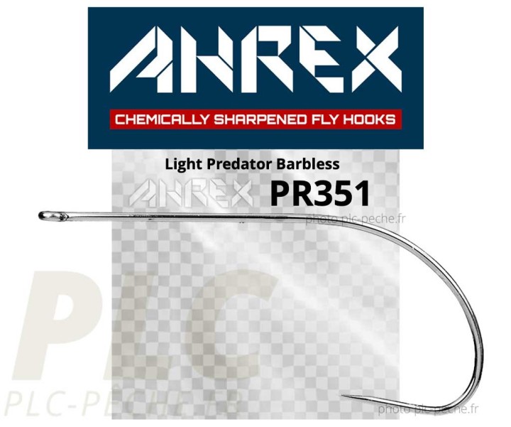 Hameçon mouche AHREX PR351 Light Predator Barbless | PLC FLY SHOP