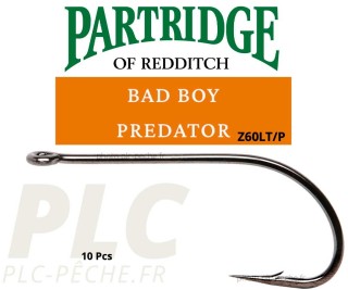 Hameçon mouche Partridge bad boy predator z60ltp |  PLC FLY SHOP