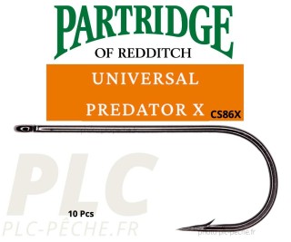 Hameçon mouche PARTRIDGE Universal Predator X | PLC FLY SHOP