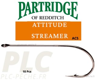 Hameçon mouche PARTRIDGE Attitude Streamer | PLC FLY SHOP