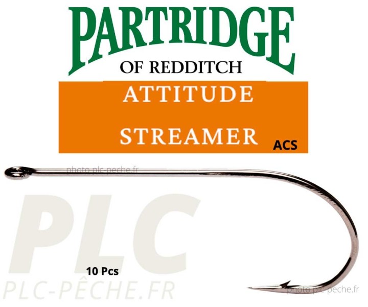 Hameçon mouche PARTRIDGE Attitude Streamer | PLC FLY SHOP