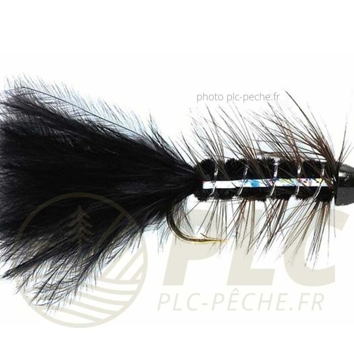 Mouche Streamer FULLING MILL Bullet Black | PLC-PECHE.FR