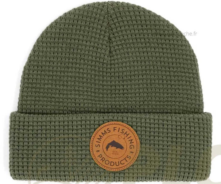 Bonnet SIMMS Everyday Waffle Knit Beanie Loden | PLC-PECHE.FR