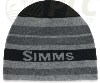 Bonnet SIMMS Everyday Beanie Carbon Stripe | PLC-PECHE.FR