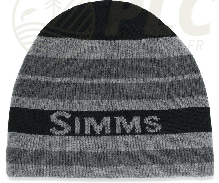 Bonnet SIMMS Everyday Beanie Carbon Stripe | PLC-PECHE.FR