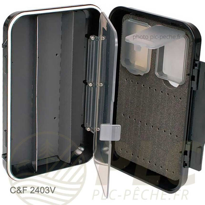 Boite Tube Fly Black C&F DESIGN CF-2403V | PLC-PECHE.FR