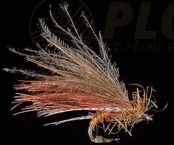 Mouche Sedge JMC ZC 13 Marron H14  | PLC-PECHE.FR