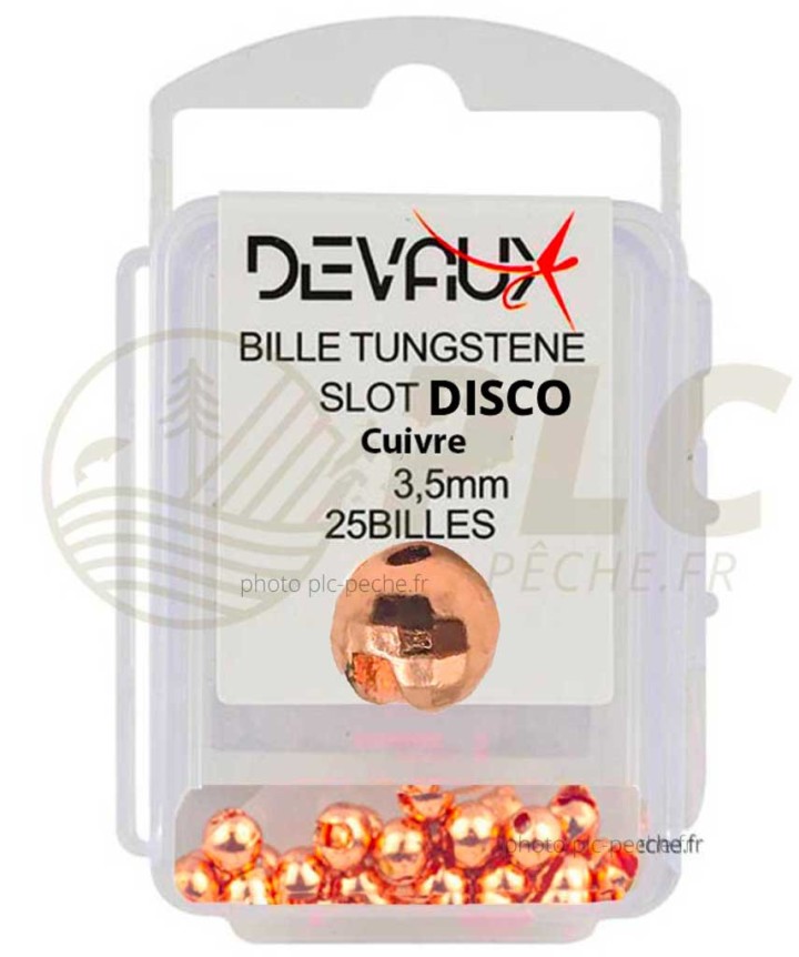 Billes Tungstene Slot Disco DEVAUX Cuivre | PLC-PECHE.FR