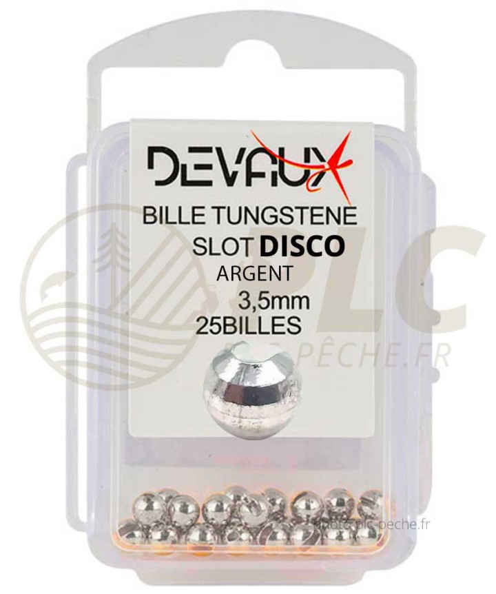Billes Tungstene Slot Disco DEVAUX Argent | PLC-PECHE.FR