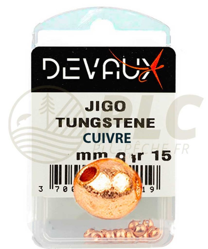 Jigo Tungstene DEVAUX Cuivre | PLC.PECHE.FR
